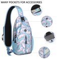 thumbnail image 2 of Crossbody Sling Backpack for Women Men I Whale Always Love You Shoulder Sling Crossbody Casual Chest Bag for Travel Sports Running Hiking, 2 of 6