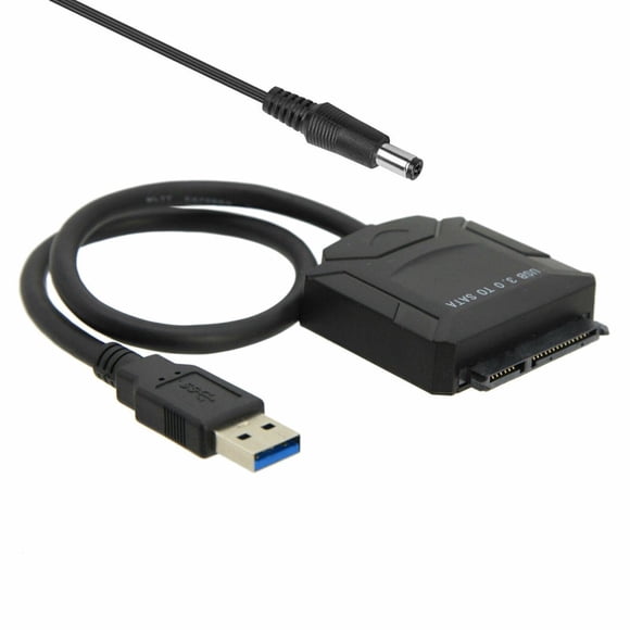 SATA to USB 3.0 SATA III Cable Hard Drive Adapter Converter for 2.5/3.5 SATA HDD/SSD Hard Drive Disk and SATA Optical Drive Include 12V/2A Power Adapter