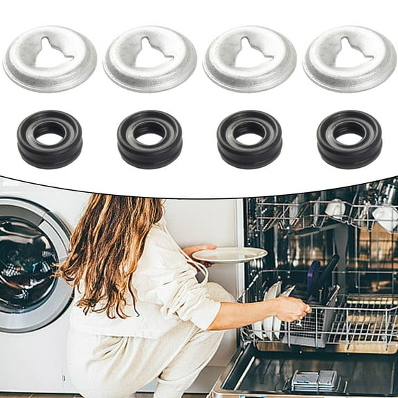 KDJ WR2X7054 Dishwasher Push On Nut and Shaft Seal WD8X181 WD08X0181 - for Home Decor