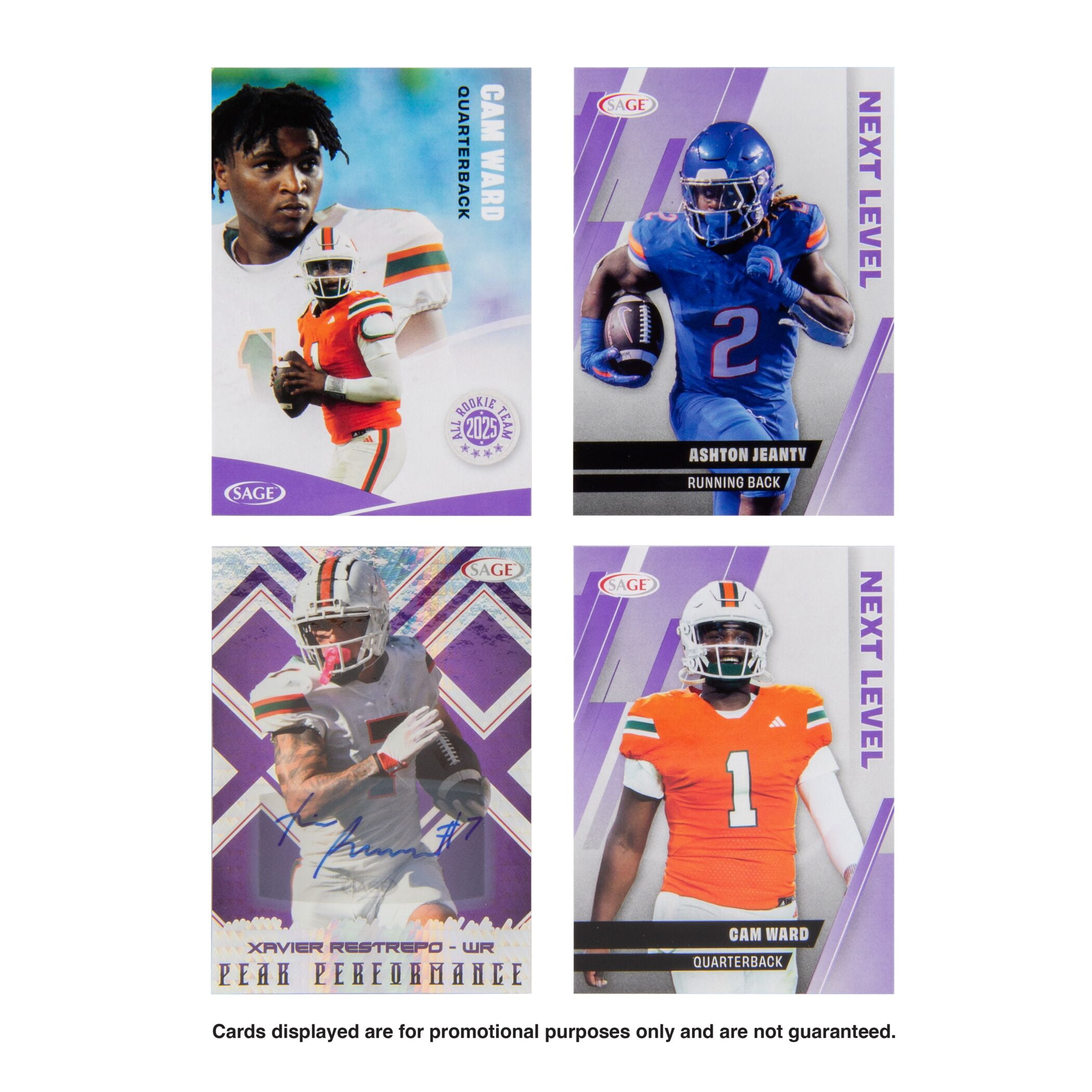 2025 NFL Sage High Series Football Trading Cards Mega Box