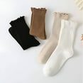 thumbnail image 5 of TELOLY 6Pairs Ruffle Socks Woman,Soft and Breathable Frilly Socks,Keeps Feet Fresh Throughout Day Ruffle Socks,Style1, 5 of 5