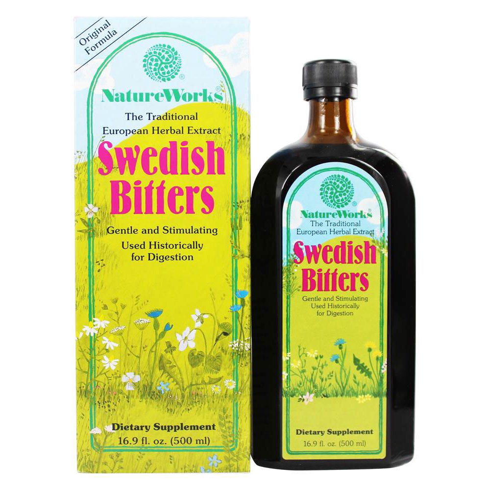 NatureWorks Swedish Bitters Extract Original Formula 16.9 oz