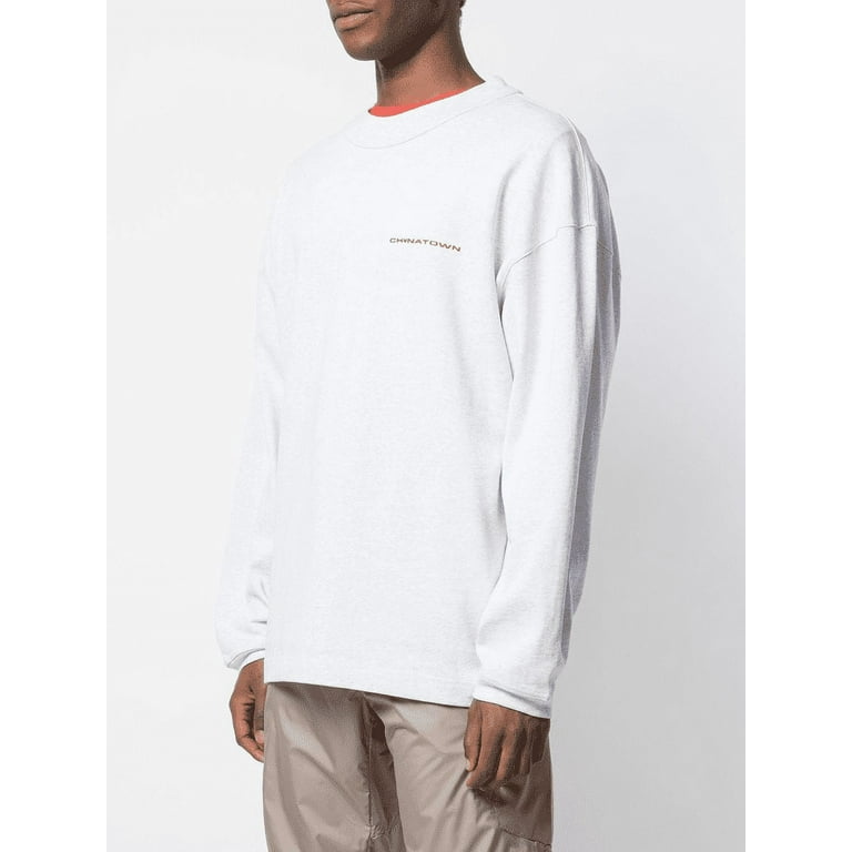 Alexander Wang GREY Chynatown Long Sleeve Sweatshirt, US Alexander Wang GREY Chynatown Long Sleeve Sweatshirt, US