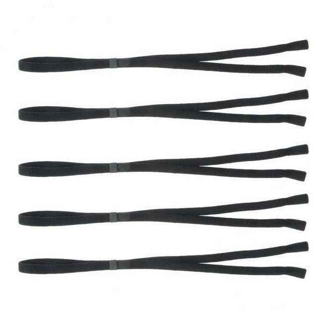 2x5 Piezas Antideslizante ejercicio Gafas Correa Gafas de terre Anteojos Cuerda Negro jinwen