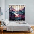 thumbnail image 5 of Curtains 84 Inches Long 2 Panels, Farmhouse Mountain Grommets Window Treatment Curtain, Country Cabin Nature Sunrise Forest Thermal Curtains Drapes for Living Room/Bathroom, 5 of 9