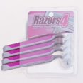 thumbnail image 1 of 4 Pcs Rasoir pour Femmes Lames à 3 Couches et 1 Pce machine à Raser Rasoir pour Femme, 1 of 5