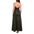 thumbnail image 2 of Aidan Mattox womens  Crossover Halter Gown, 8, Black, 2 of 3