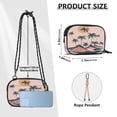 thumbnail image 3 of Stylish Crossbody Phone Bag Purse Handbags Adjustable Strap, Compact Design for Essentials Tropical Islands, 3 of 7