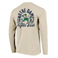 thumbnail image 3 of Men's Natural Notre Dame Fighting Irish Comfort Colors Mascot Overlay Long Sleeve T-Shirt, 3 of 3