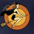 thumbnail image 3 of CafePress - Retro Witch - Womens Hooded Shirt, 3 of 3