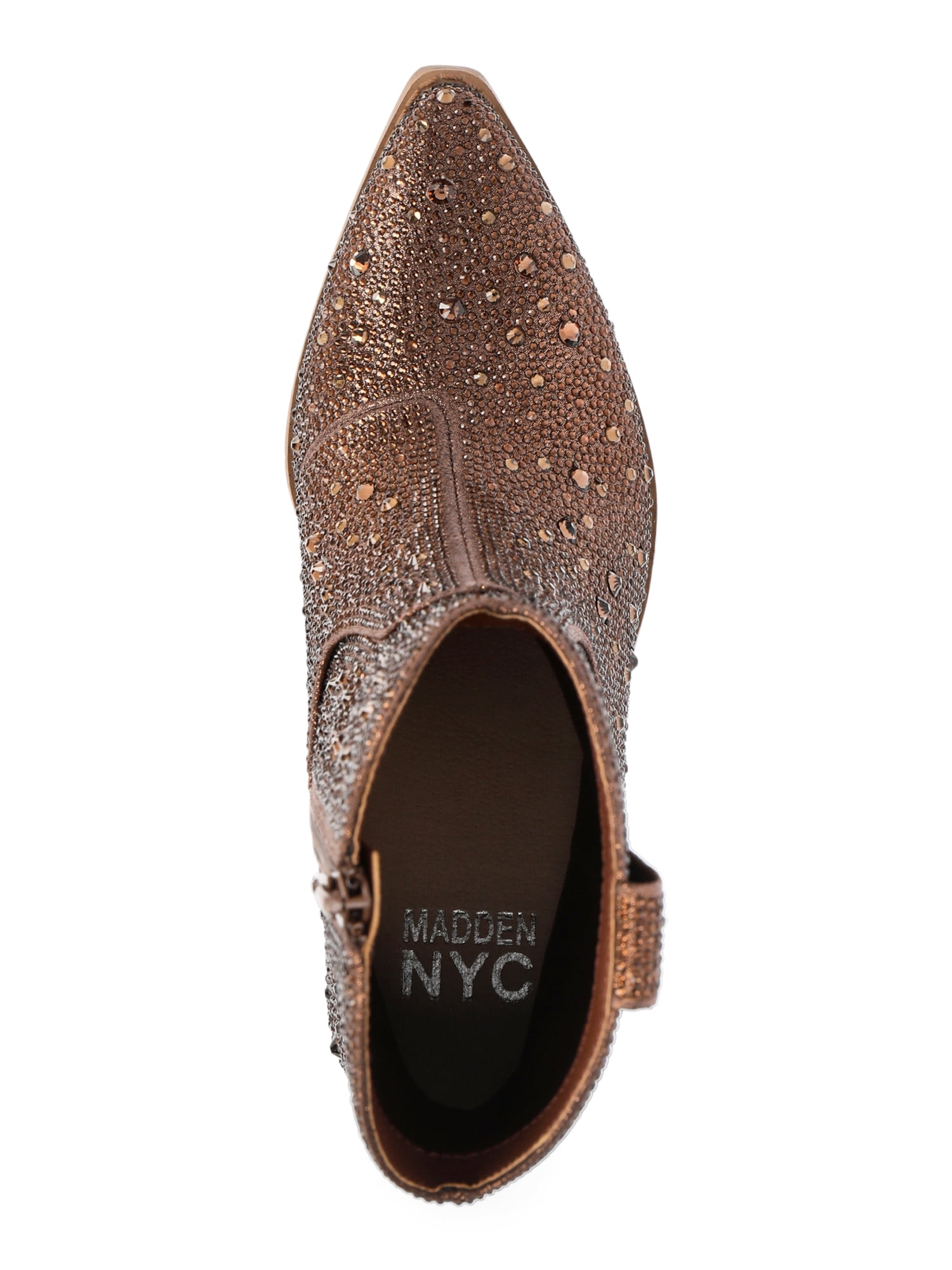 Madden NYC Women's Bling Short Cowboy Boots