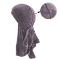 thumbnail image 1 of Unisex Men Lady Casual Velvet Silk Breathable Bandana Hat Turban Caps Doo Durag Headwear New Fashion, 1 of 3