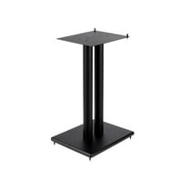 Monoprice Monolith 28in Steel Speaker Stand with Adjustable Top Plate (Each) Hold Speakers Weighing Up To 75 Pounds, Scratch‑Resistant, Perfect For Center or Bookshelf Speakers