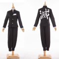 thumbnail image 3 of Anime Demon Slayers Kimetsu No Yaiba Cosplay disfraz Top chaqueta pantalones equipo negro uniforme Unisex ropa de Halloween, 3 of 4