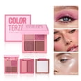 thumbnail image 2 of All-in-One Eye & Cheek Palette - 2026 Stacked Trio with Highlighter, Blush & Eyeshadows in Matte & Shimmer, 7 Color Portable Travel Makeup Palette for Easy On-the-Go Looks, 2 of 5