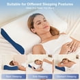 thumbnail image 2 of Ocuuziisu Cervical Pillow for Neck and Shoulder Pain Relief, Memory Foam Neck Support Pillow for Sleeping, Ergonomic Orthopedic Bed Pillow for Side Back Stomach Sleepers for Adults, 2 of 8