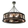 thumbnail image 2 of Meyda Tiffany 190079 Tamarack 30" 5 Blade Indoor Ceiling Fan - Bronze, 2 of 5
