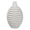 thumbnail image 1 of Plutus Brands PBTH93624 Resin Textured Vase, White, 1 of 1