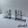thumbnail image 3 of Shinelab Poodle Dog Metal Bookends Custom Dog Pet Name Bookend Gift, Animal Desk Bookshelf Decor 6431, 3 of 3