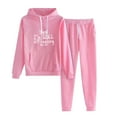 thumbnail image 1 of Birdeem Ensemble Décontracté pour Femmes Sweat à Capuche à Cordon Manches Longues et Pantalon Long, 1 of 1