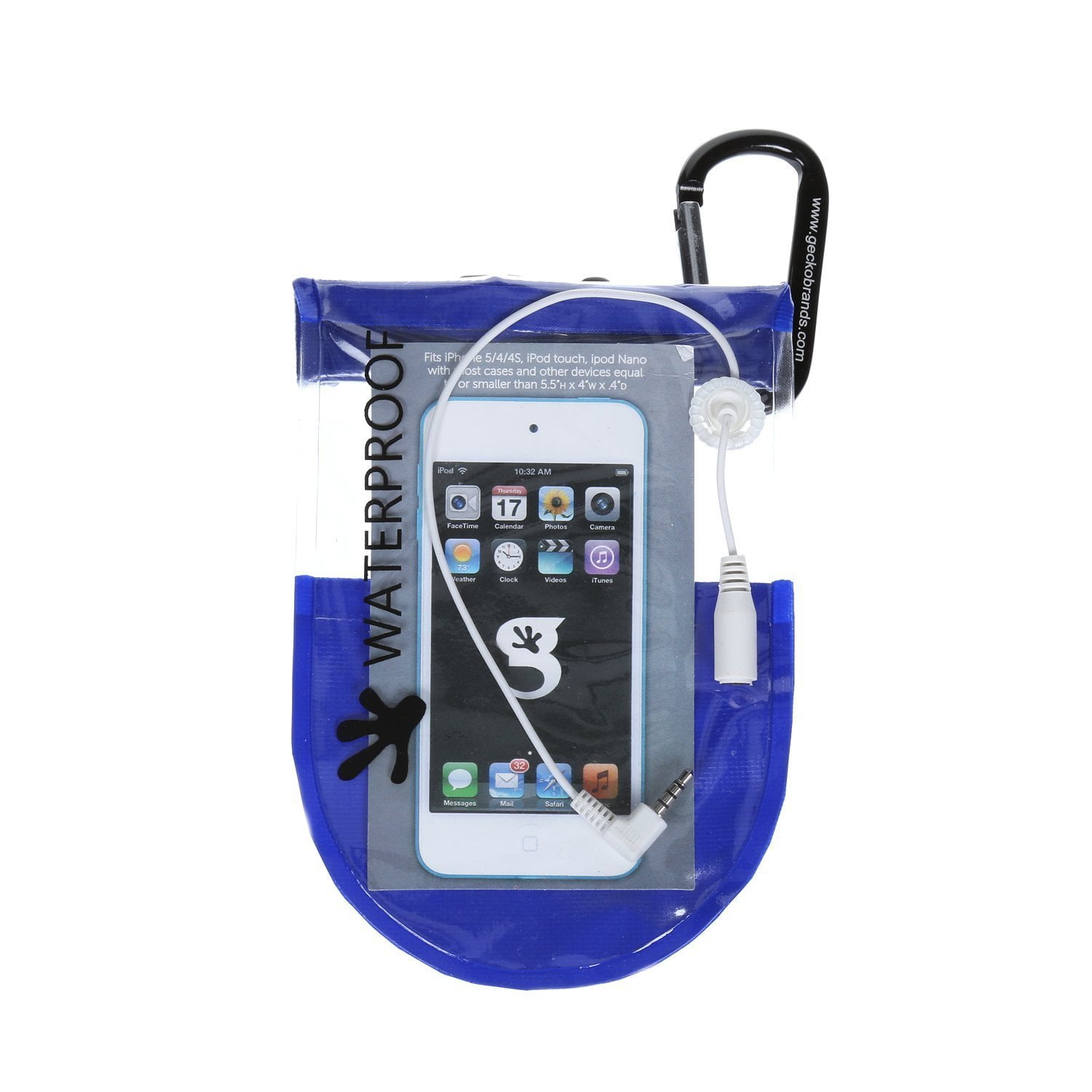 Waterproof iPhone iPod MP3 Dry Bag Royal Blue by