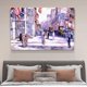 thumbnail image 2 of Póster en lienzo con escena de una calle de ciudad concurrida, decoración para dormitorio, paisaje deportivo, decoración para oficina, regalo, estilo marco, 12 x 18 pulgadas (30 x 45 cm), 2 of 8
