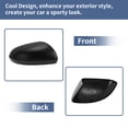 thumbnail image 3 of Reemplazo de tapa de espejo lateral derecho ABS negro para RENAULT DUSTER 2018-2021, guardacubierta de espejo No.963746877R, 3 of 7