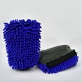 thumbnail image 4 of Chenille Premium Scratch-Free Microfiber Wash (paquete de 4) Tesoro azul, naranja, amarillo, verde, 4 of 4