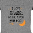 thumbnail image 3 of Inktastic I Love My Great Grandma to the Moon and Back Boys or Girls Baby Bodysuit, 3 of 4