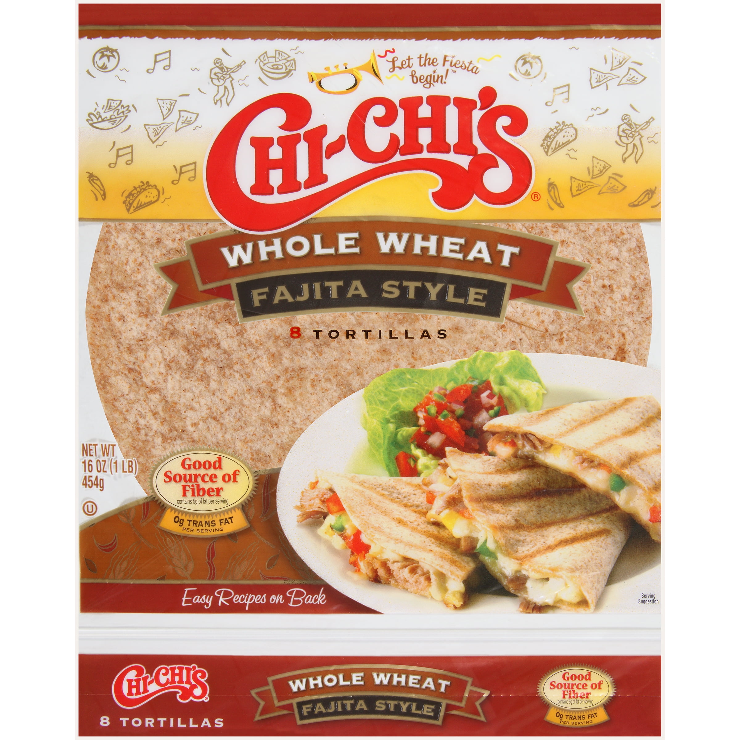 Chi-Chi's Whole Wheat Fajita Style Tortillas 8 ct Bag by Hormel Food Sales, LLC