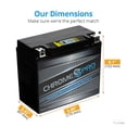 thumbnail image 2 of Ytx20Hl-Bs High Performance Power Sports Igel Battery, 2 of 7