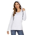 thumbnail image 4 of Purcoar Women's Long Sleeve Full-Zip Hoodie Jacket Cotton Sweatshirt, 4 of 7