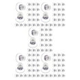 thumbnail image 2 of Ruiboury 12 Pcs Coussinets à Ventouse en PVC Indispensables pour l'Organisation de la Maison Large Application 5Set, 2 of 6