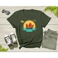 thumbnail image 5 of Cool Boat Sailboat Ship at Sunset Sailing in the Sea Ocean T-Shirt Sailor Boat Shirt for Men Women Kids Boys Girls Teens Graphic Gift Tshirt, 5 of 8