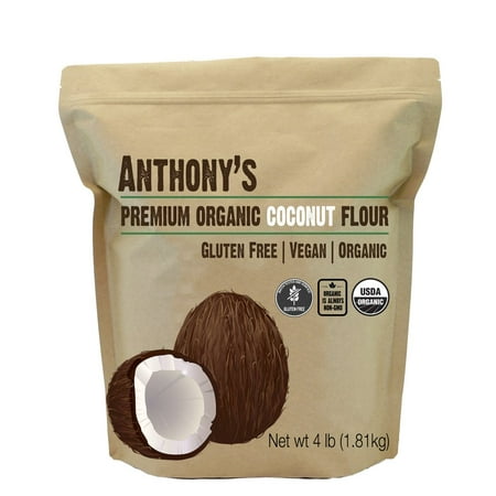 Anthony's Premium Organic Coconut Flour, 4 lb