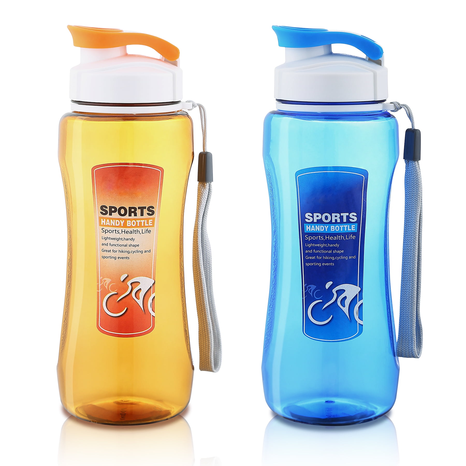 Gatorade 32 oz Squeeze Water Sports Bottle - Pack of 2 - New Easy Grip  Design 