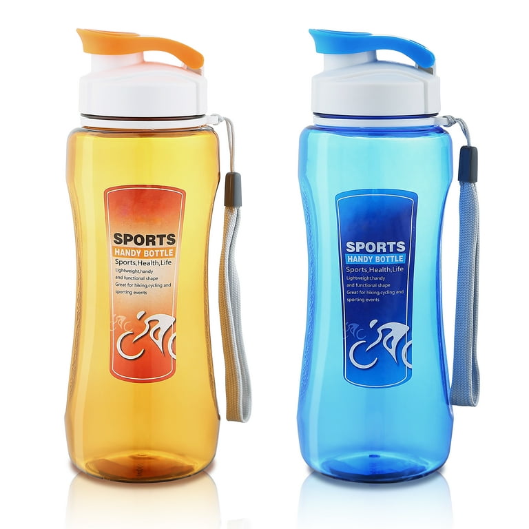 Clear and Colorful Water Bottle, 24 oz Water Bottle