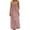 A-Pink409, variant on XIAOCHA Women's Ombre Maxi Dress Spaghetti Strap Low Back Loose Fit Dress Bohemian Beach Vacation Cover Up Dress