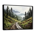 thumbnail image 2 of Designart "Olympic Greenery Forests of Olympic National Park III" Landscapes Floater Framed Wall Art Print, 2 of 7