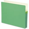 Smead File Pocket Letter - 8 1/2" x 11" Sheet Size - 1 3/4" Expansion - Straight Tab Cut - Top Tab Location - 9 pt. Folder Thickness - Green - 2.94 oz - Recycled - 1 Each