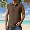 thumbnail image 2 of Men's Casual Sleeveless T-Shirt Breathable Comfortable Summer Wear Stylish Vest Top for Outdoor Activities, 2 of 5