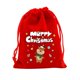 thumbnail image 1 of Bolsa Navideña Bolsa Con Cordón De Franela Roja Bolsa De Embalaje Bolsa Para Joyas Bolsa Para Aperitivos Bolsa Con Cordón, 1 of 6
