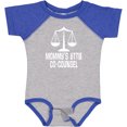 thumbnail image 3 of Inktastic Lawyer Mommy Little Co Counsel Boys or Girls Baby Bodysuit, 3 of 5