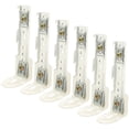 thumbnail image 2 of 6 Pcs Support de Rail de Rideau Code de Montage Accessoires de Fixation de Rideau, 2 of 8