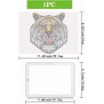 thumbnail image 3 of Calcomanía de transferencia de calor de animales salvajes con diamantes de imitación de tigre, parche de transferencia de calor con diamantes de imitación, aplique para reparación de ropa, 3 of 9