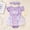 Purple, variant on ZEHJUHAN Girl's "ONE" Birthday Princess Dress Set: Ribbed Knit Tulle Romper with Headband, Sequin & Ruffle Detail Pink,9-12M(90)
