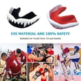 thumbnail image 2 of Advancent Protectores bucales Boxeo Mujeres adultas Protector de dientes Seguridad Deportes Brace Profesionales Rugby Baloncesto Lucha libre Boxeo En blanco y negro, 2 of 6