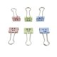thumbnail image 1 of Paquete de 40 Clips para papel de carpeta CHAO Abrazaderas de metal de 19 mm de colores con cara sonriente, 1 of 5