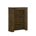 thumbnail image 3 of ACME Merrilee II Contemporary Solid Wood Side Pier with 2 Shelves in Oak, 3 of 7