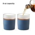 thumbnail image 4 of Rabbit Freezable Whiskey Glasses with Silicone Sleeves, Set of 2 - 8oz Durable Barware for Bourbon, Scotch, Cocktails or White Wine - No Ice Needed, Chills Without Dilution, 4 of 6